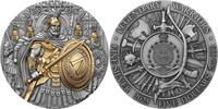 5 Dollars LEONIDAS I Legendary Warriors 2 Oz Silver Coin 5$ Niue 2025 Antique Finish