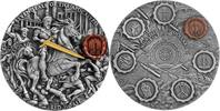 7 Dollars RED HORSE Seven Seals of the Apocalypse 3 Oz Silver Coin 7$ Niue 2025 Antique Finish