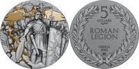 Liberia 5 Dollars ROMAN LEGION 2 Oz Silver Coin 5$ Liberia 2025 -
