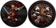 SPARTACUS Legendary Warriors 1 Oz Silver Medal 2024 -