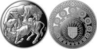 Liberia 25 Dollars LION VS BULL 2 Oz Silver Coin 25$ Liberia 2026 -
