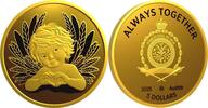 5 Dollars LITTLE ANGEL BROTHER Gold Coin 5$ Niue 2025 Proof