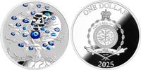 Niue 1 Dollar NAZAR EYE Tree Of Luck 1 Oz Silver Coin 1$ Niue 2025 -