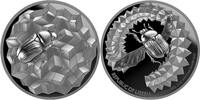 Liberia 25 Dollars SCARABEO Éntoma Proof 2 Oz Silver Coin 25$ Liberia 2025 -