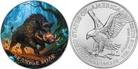 United States 1 Dollar 2025 BRAMBLE BOAR Forest Totems 1 Oz Silver Coin ... 99,95 EUR  Excl. 15,00 EUR Verzending