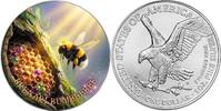 United States 1 Dollar 2025 BRENARI BUMBLEBEE Forest Totems 1 Oz Silver ... 99,95 EUR  Excl. 15,00 EUR Verzending