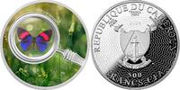 Cameroon 500 Francs CALLICORE HESPERIS Butterflies Silver Coin 500 Francs Cameroon 2024 -