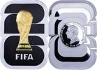 10 Dollars 26 Fifa Shaped 26 Oz Silver Coin 10$ Solomon Islands 2026 Prooflike