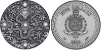 Niue 5 Dollars CHINESE DRAGON ART 2 Oz Silver Coin 5$ Niue 2023 -