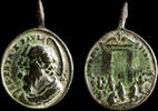 RELIGIOUS MEDALS  Religious medal Roman Jubilee 1700, 30x20mm. VF