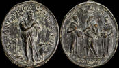 RELIGIOUS MEDALS  Religious medal , Beatification of Nicola da Forca Palena, 1771 - 30x26 mm. VF