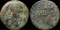 IBERIAN PUNIC REPUBLICAN Ancient Hispania - Ulia, Montemayor (Cordoba) Ae As - 30 mm / 21.44 gr.   ss
