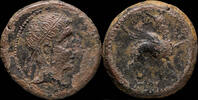 IBERIAN PUNIC REPUBLICAN Ancient Hispania - Castulo, Cazlona (Jaen), Ae As - 27 mm / 17.13 gr.   ss