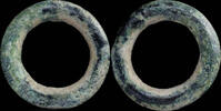 Roman Republic Awesome Ancient Bronce Precoin, Ring Shape - 30 mm -