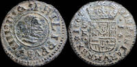 SPANISH MONARCHY  1662, 16 Maravedis Philip IV Sevilla Mint - 25 mm / 3,57 gr. VF