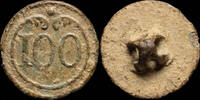 MILITARY BUTTONS  Button Military French, Regiment 100, Napoleonic Wars - 15 mm. VF