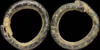 Roman Republic Awesome Ancient Bronce Precoin, Ring Shape - 22 mm / 4.23 gr. -
