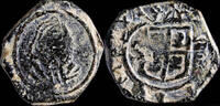 SPANISH MONARCHY  1661, 8 Maravedis Hammered Philip IV, Sevilla Mint - 16 mm / 1,55 gr. VF