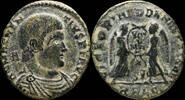 Roman Empire Magnentius - VICTORIAE DD NN AVG ET CAES, Lyon - 22 mm / 4.37 gr. -