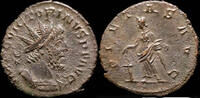 Roman Empire Victorinus Antoninianus - PIETAS AVG - 21 mm / 3.41 gr. -