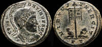 Roman Empire Constantine I - VIRTVS EXERCIT VOT XX, Ticinum - 19 mm / 3.96 gr. -