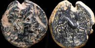 IBERIAN PUNIC REPUBLICAN  Ancient Hispania - Castulo, Cazlona (Jaen), Ae As - 25 mm / 12.83 gr. VF