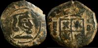 SPANISH MONARCHY  1661,8 Maravedis Hammered Philip IV, Segovia Mint(Ensayador S)-17 mm / 2,3 gr VF