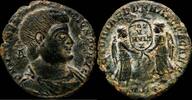 Roman Empire Magnentius - VICTORIAE DD NN AVG ET CAES, Arles - 22 mm / 5.27 gr. -
