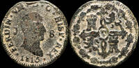SPANISH MONARCHY 1815, 8 Maravedis Ferdinand VII, Jubia Mint (molten) - 29 mm / 9.28 gr. -