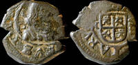 SPANISH MONARCHY  1661, 8 Maravedis Hammered Philip IV, Granada Mint - 16 mm / 2,15 gr. VF