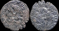 SPANISH MONARCHY  1/2 Real Henry IV, Segovia Mint (BAU 1029) - 20 mm / 1.69 gr. VF