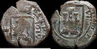 SPANISH MONARCHY 1619, 8 Maravedís Philips III, Segovia Mint (inverted aqueduct) - 20 mm / 5.48 g -
