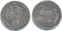 Braunschweig Calenberg Hannover: 1/3 Taler 1699 HB Georg Ludwig, 1698-1714: VF