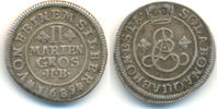 Braunschweig Calenberg: 2 Mariengroschen 1689 Ernst August, 1679-1698: VF