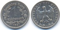 Drittes Reich: 1 Reichsmark 1937 F VF-EF