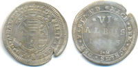 Hanau Gesamthaus: 6 Albus 1693 Philipp Reinhard, 1685-1712: VF / s