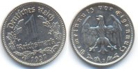 Drittes Reich: 1 Reichsmark 1937 F VF-EF