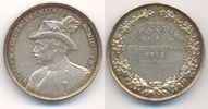 Brandenburg Preussen: Silbermedaille auf seinen 53. Geburtstag 1912 VF-EF, Henkelspur, selten !