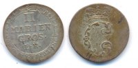Braunschweig Wolfenbüttel: Karl I., 1735-1780. 2 Mariengroschen 1749 ACB Schöne Patina! VF-EF