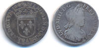 Frankreich: 1/4 Ecu Paris 1644 A Ludwig XIV, 1643.1715: ss-s