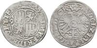 Friedberg Reichsburg: 1/2 Batzen 1593 Johann Eberhard, 1577-1617: VF