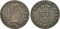 Frankreich: Liard Lille 1774 W Ludwig XV,1715-1774: VF