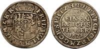 Brandenburg Preussen: 1/24 Taler Halberstadt Friedrich Wilhelm, 1640-1688: -