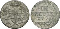 Sachsen Coburg Saalfeld: 3 Kreuzer 1805 Franz, 1800-1806: VF