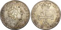 Lothringen Herzogtum: Teston Nancy überprägt auf Teston 1709 1711 Leopold, 1690-1729: VF-EF