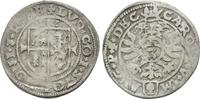 STOLBERG Ludwig II v. Königstein, 1535-1574. 3 Kreuzer 1555, Augsburg. VF