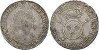 Frankreich: 1/2 Ecu Paris 1702 A Ludwig XIV, 1643-1715: VF überprägt