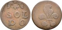 Italien Modena: 1 Soldo Francesco di Este, 1737-1780: -