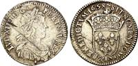 Frankreich: 1/12 Ecu Bordeaux 1658 K Ludwig XIV, 1643-1715: VF Kratzer