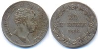 Württemberg: Wilhelm I., 1816-1864. 20 Kreuzer 1818 VF-EF